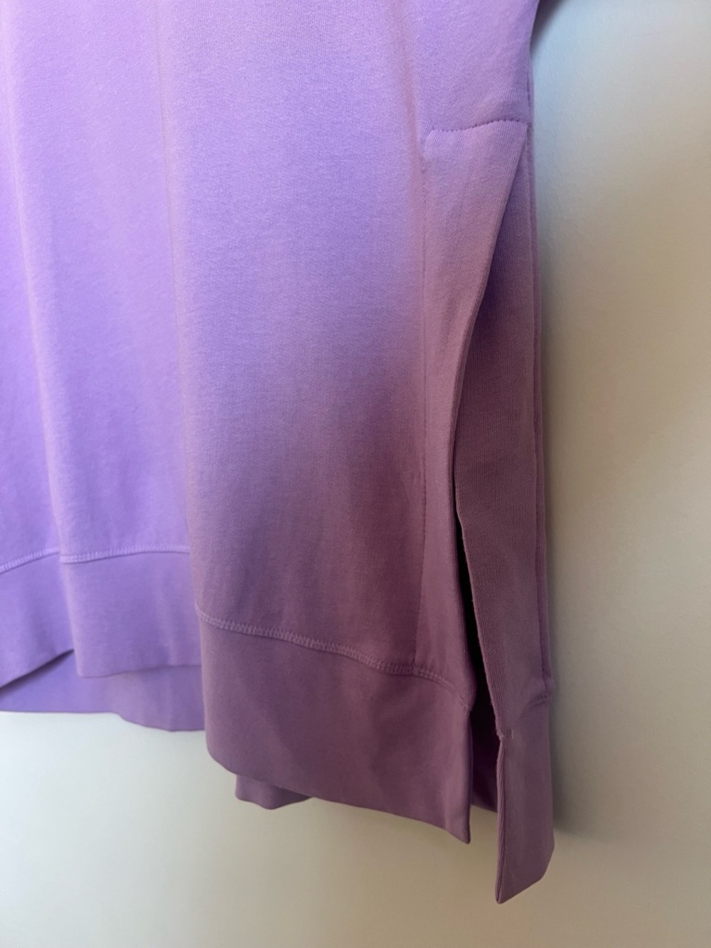 NEW Sweaty Betty After Class Split Sweatshirt, Organic Cotton Longline Crewneck - Picture 11 of 15